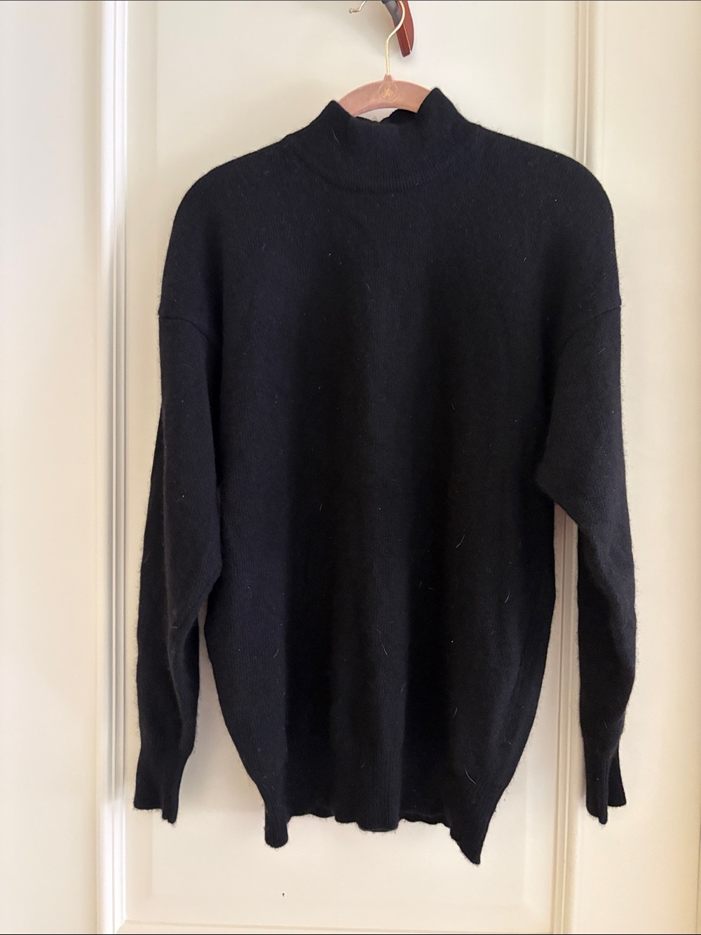 Neiman Marcus Black Women's Turtleneck Sweater
